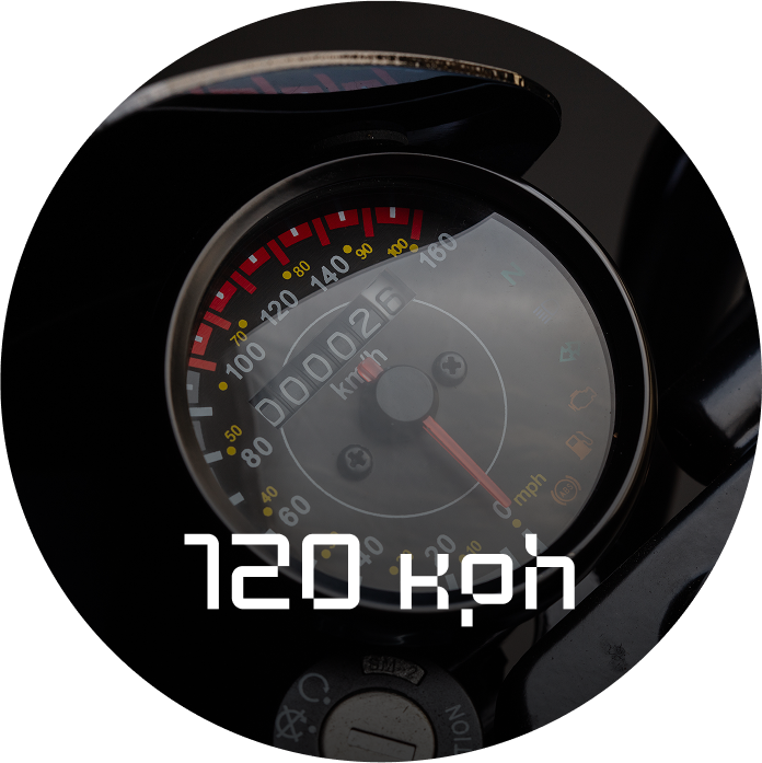 <p>Top speed, less fuel</p>